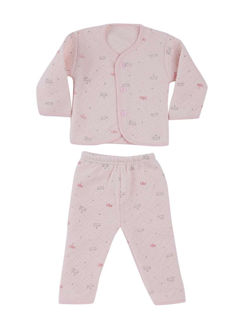 pink cotton twin sets onesies and romper