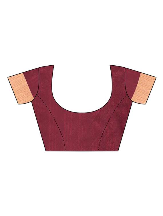 self design kanjivaram saree with blouse - 17235876 -  Standard Image - 2