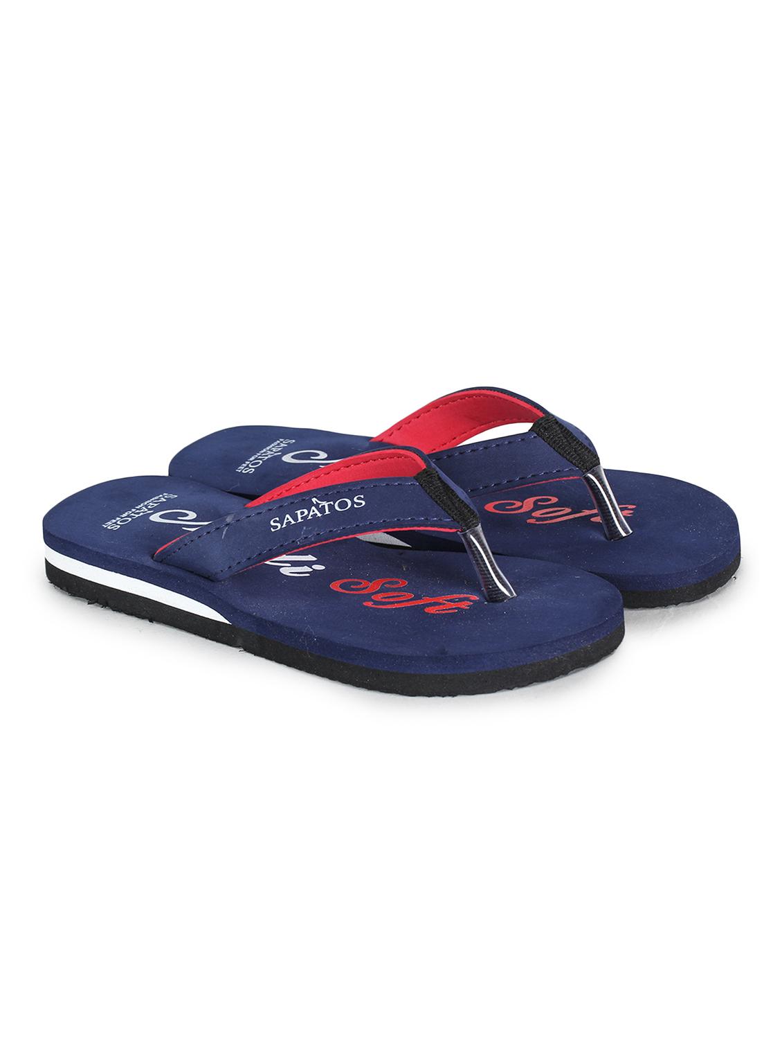navy toe separator flip flops - 17238423 - Standard Image - 2