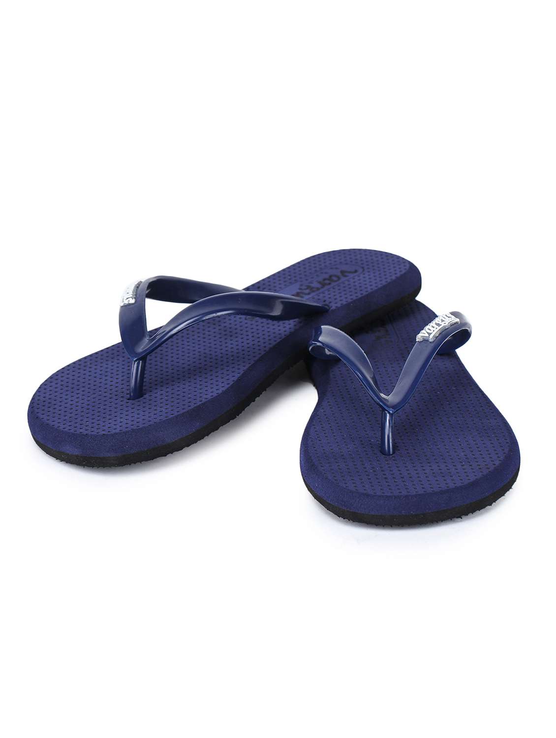 navy toe separator flip flops - 17238438 - Standard Image - 2