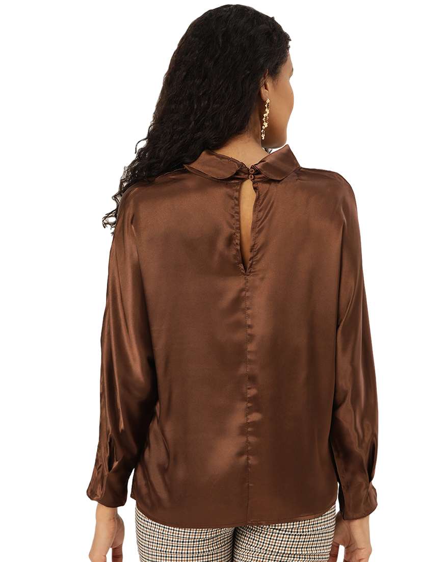 women's straight mock neck top - 17238778 -  Standard Image - 2