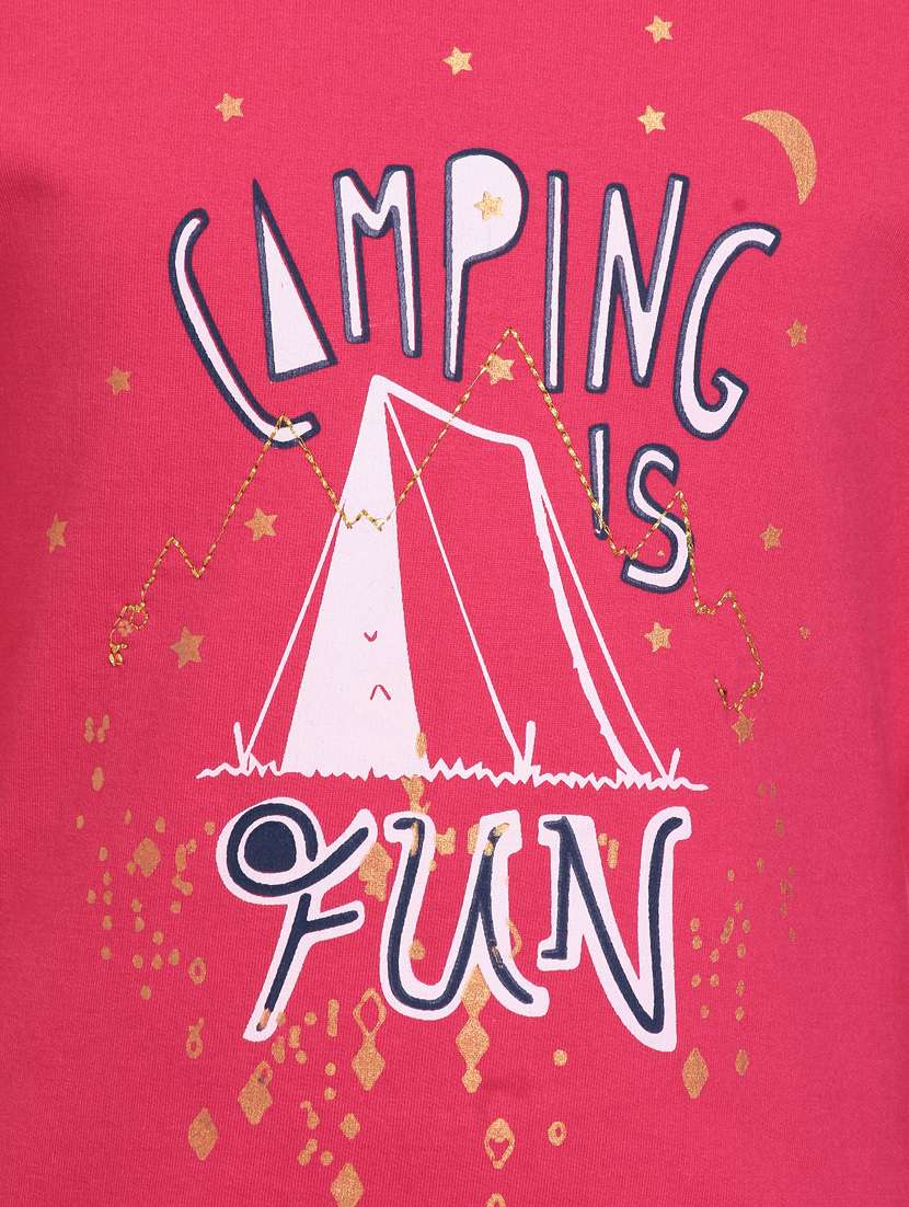 pink cotton jersey tee - 17239448 -  Standard Image - 2