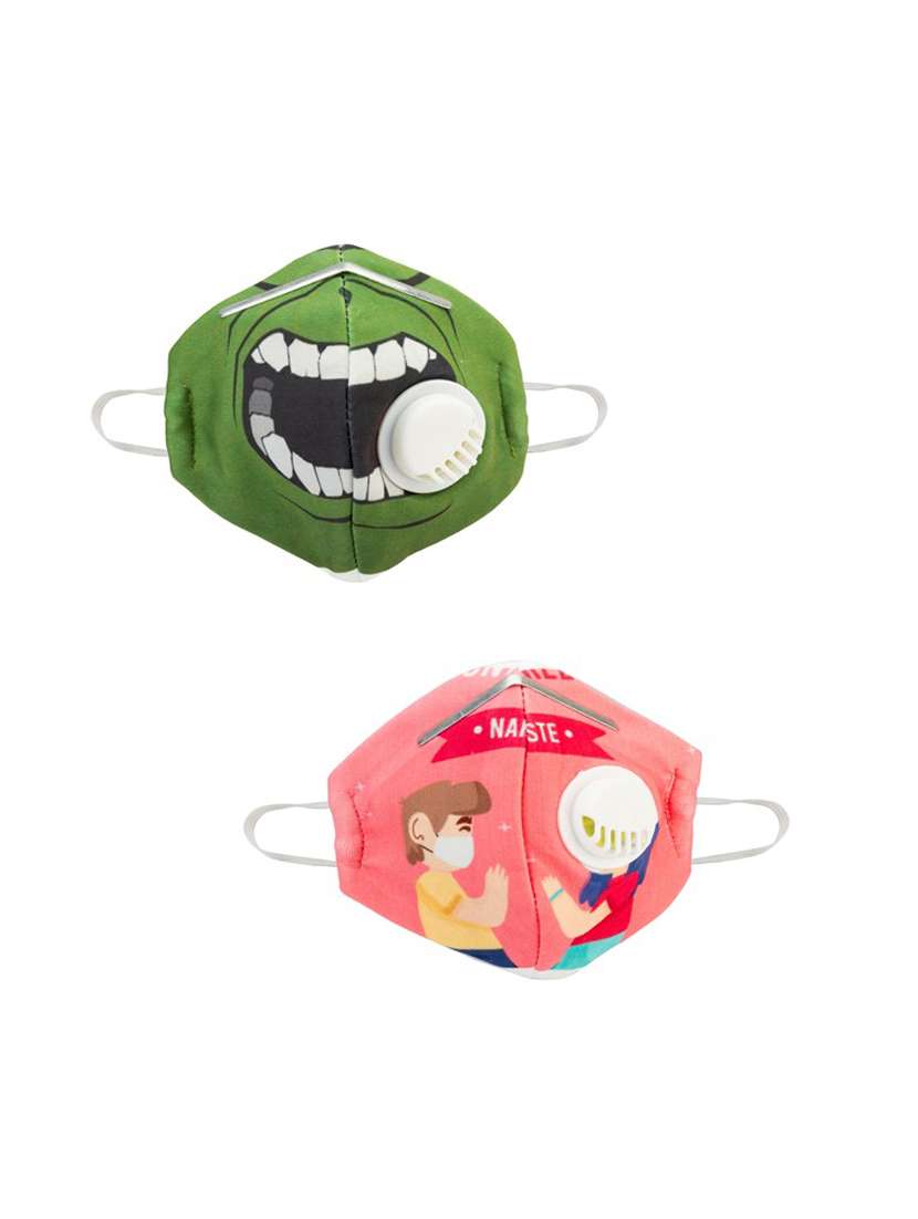 multi colored cotton antipollution mask