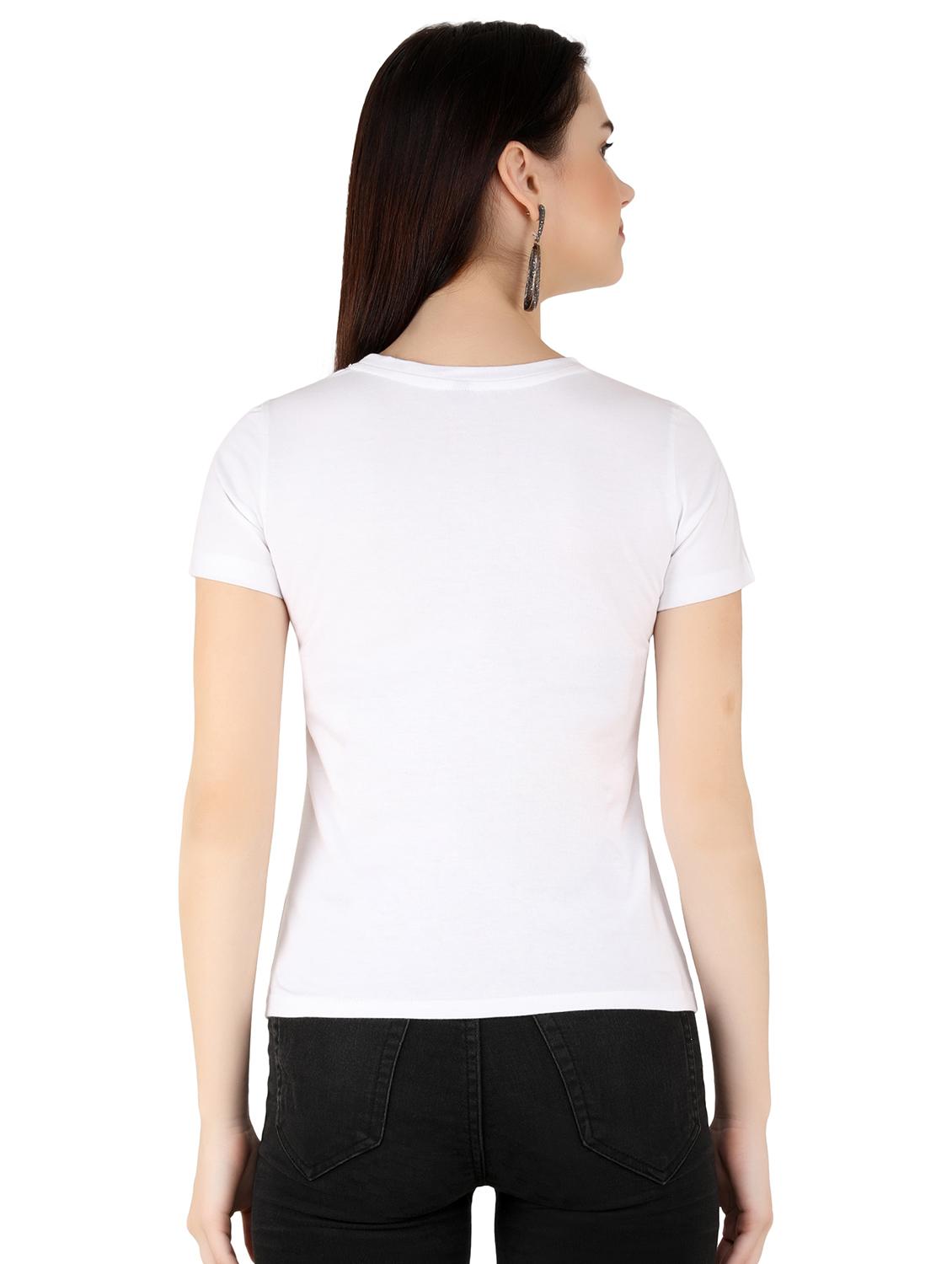 white cotton regular tshirt - 17240574 - Standard Image - 2