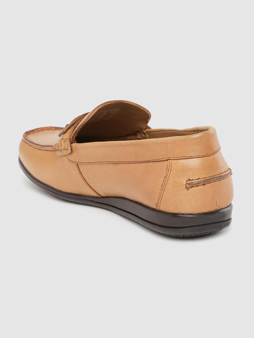 tan leather slip on loafers - 17242281 - Standard Image - 2