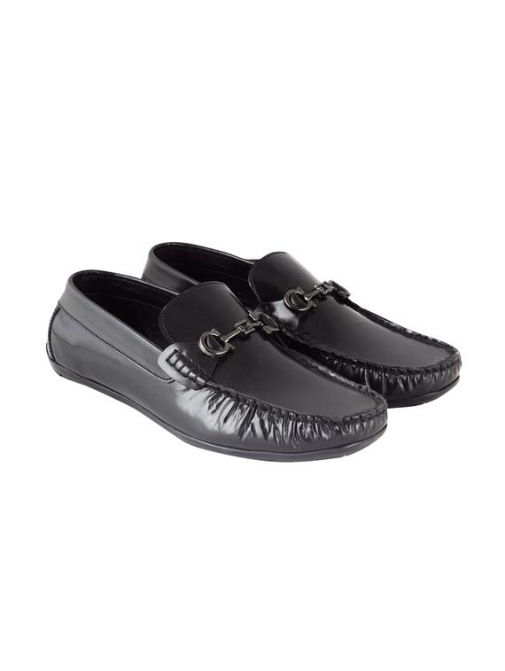 black slip on shoes - 17242293 - Standard Image - 2