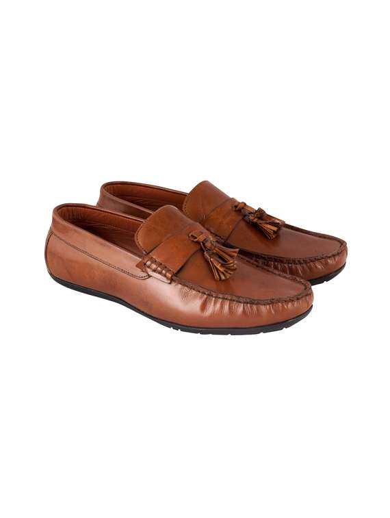 tan slip on shoes - 17242294 -  Standard Image - 2