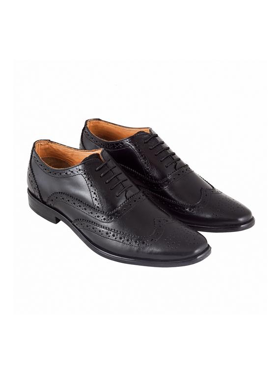 black lace-up brouges - 17242301 - Standard Image - 2