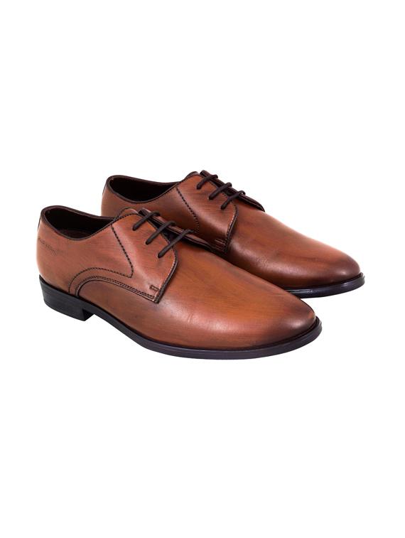 tan lace-up derbys - 17242309 - Standard Image - 2