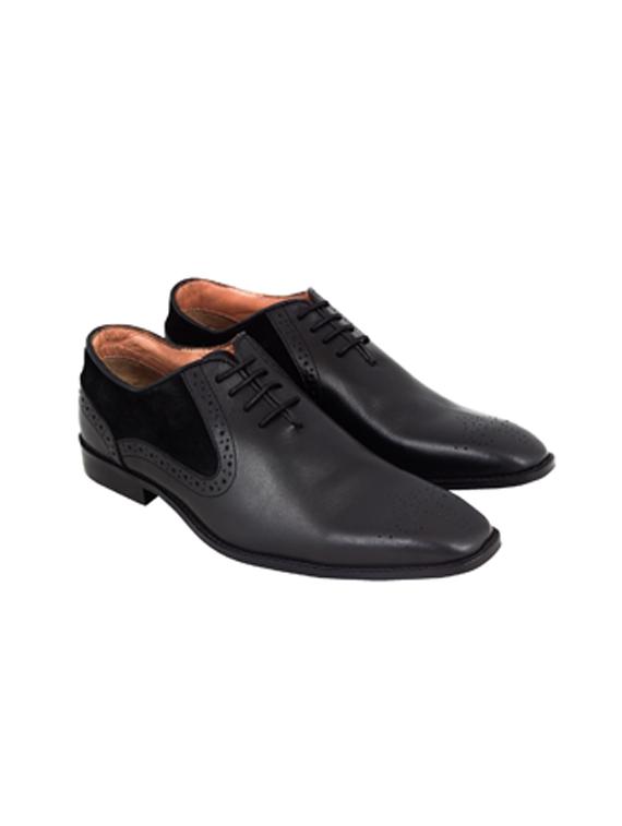 black lace-up derbys - 17242310 - Standard Image - 2