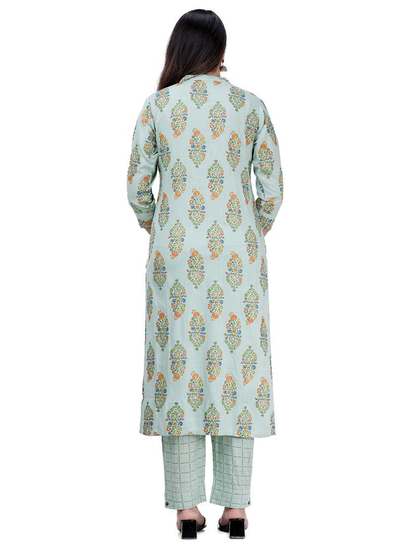 floral kurta pant set - 17242794 - Standard Image - 2