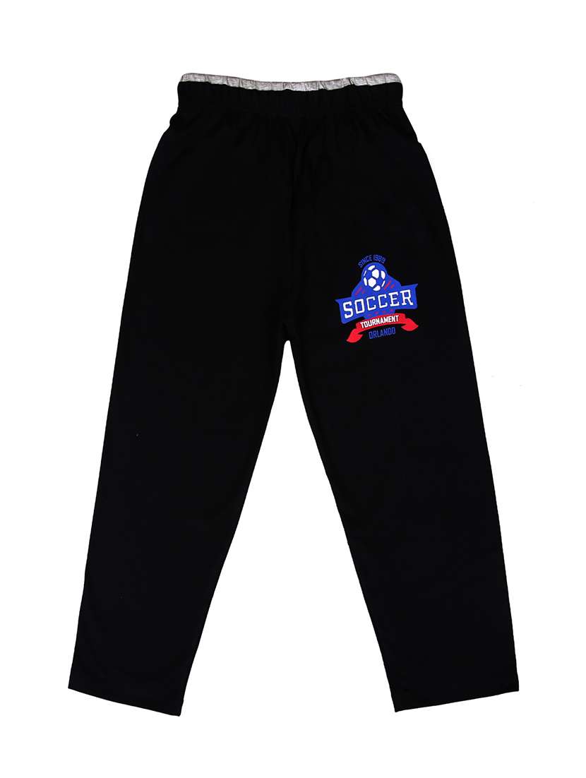 black cotton track wear