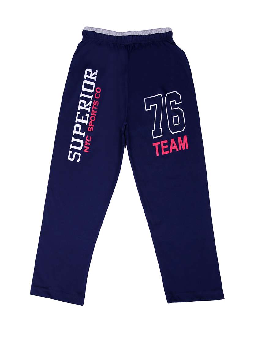 blue cotton track wear