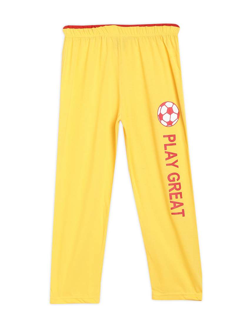 yellow cotton track wear