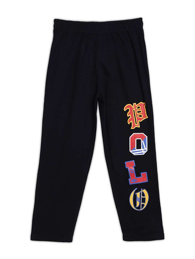 black cotton track wear