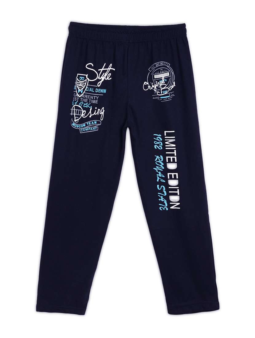 blue cotton track wear