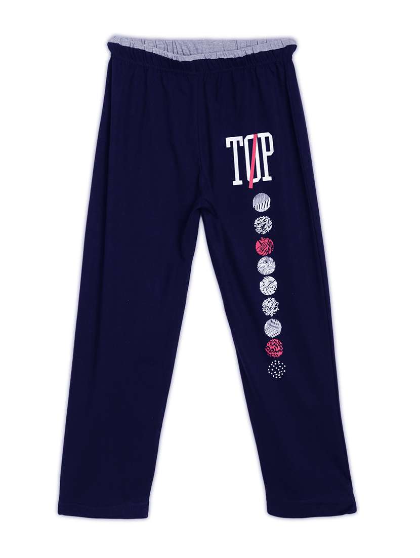 blue cotton track wear