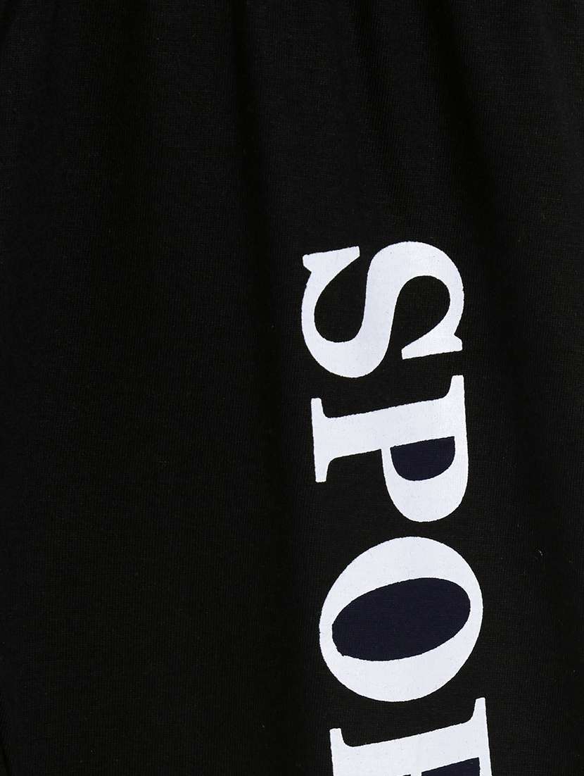 black cotton track wear - 17244097 -  Standard Image - 2