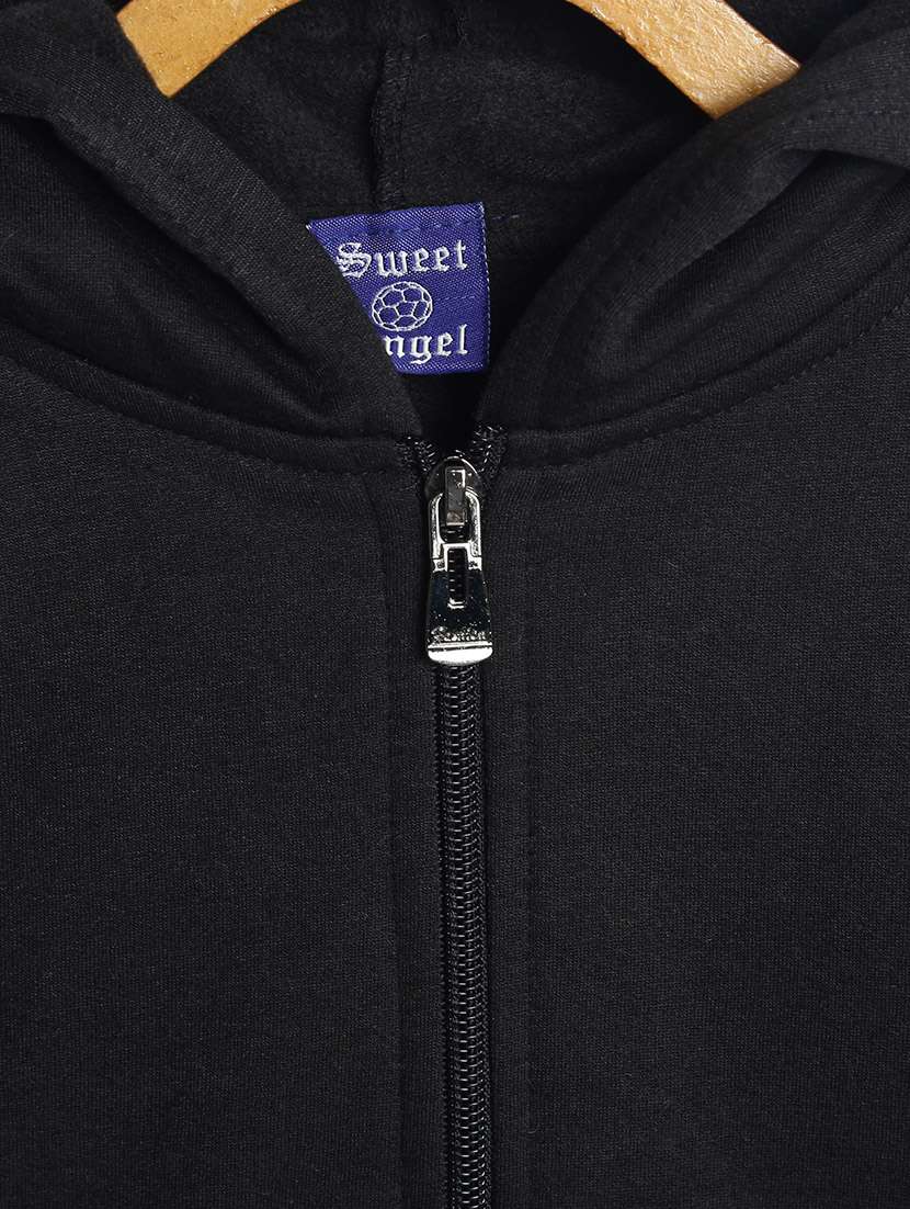 front print hood neck sweatshirt - 17244362 -  Standard Image - 2