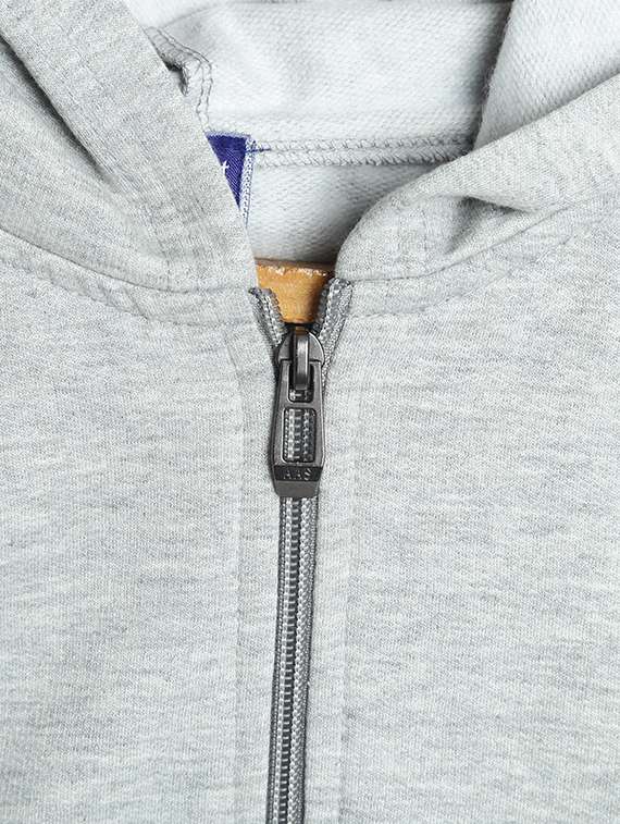 girls solid long sleeve hooded sweatshirt - 17244426 -  Standard Image - 2