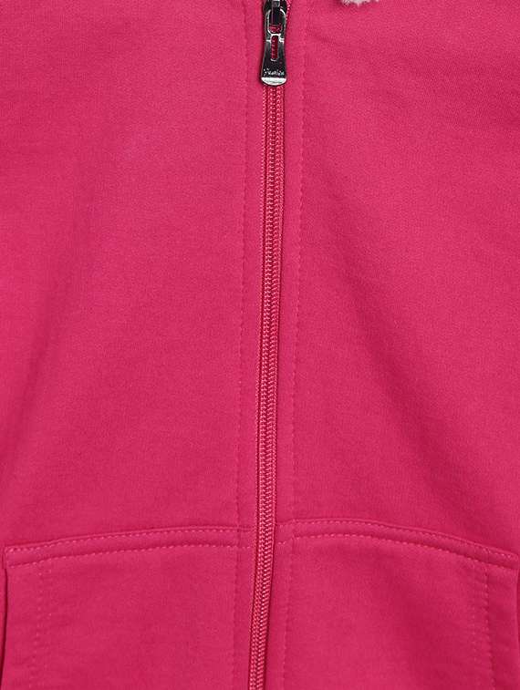 plain hood neck sweatshirt - 17244533 -  Standard Image - 2