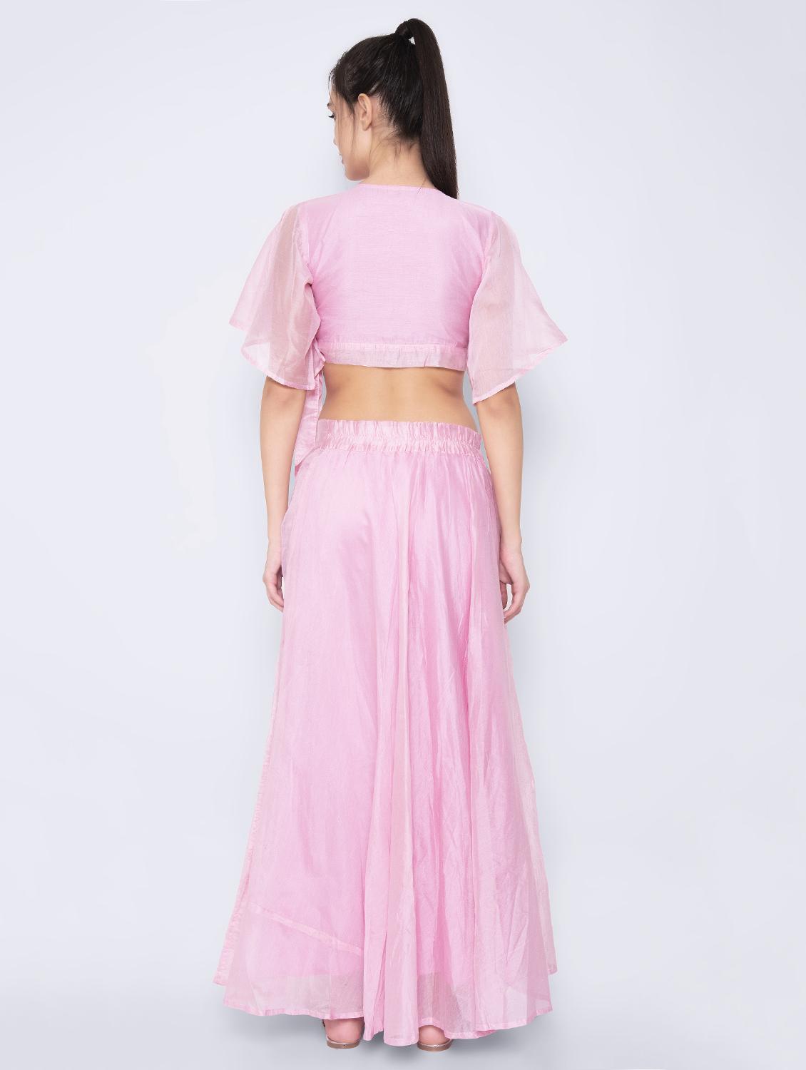 solid skirt top set - 17244779 - Standard Image - 2