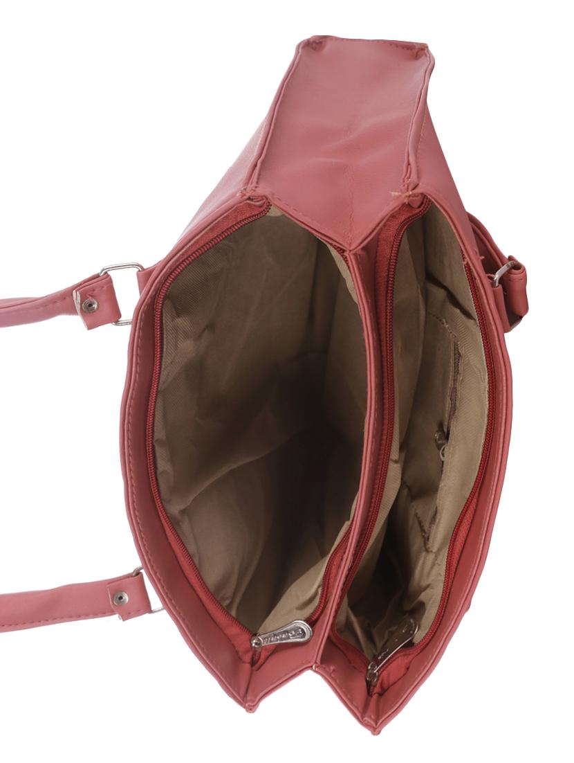 red leatherette (pu) handbag - 17245162 - Standard Image - 2