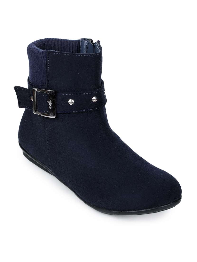 navy ankle boots