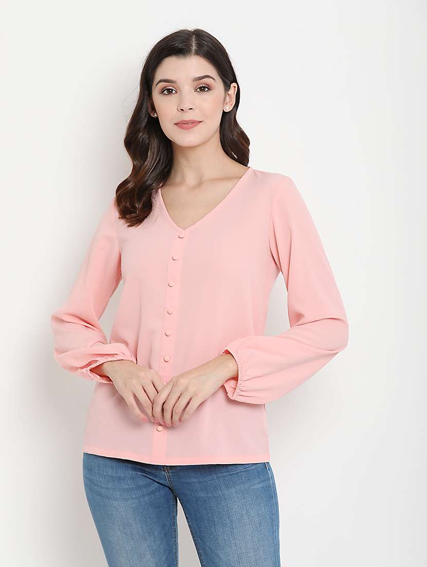 button up pastel top 