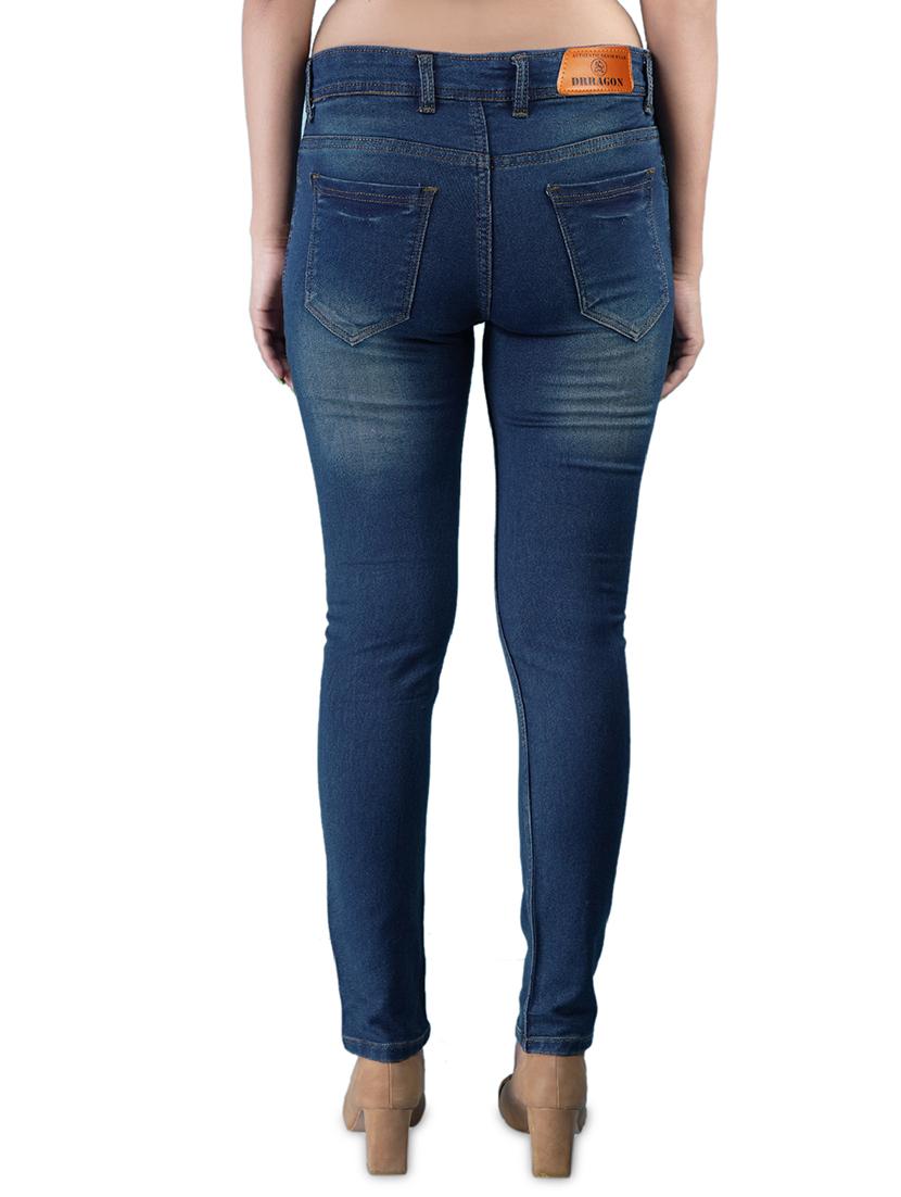 women's plain slim fit jeans - 17256353 - Standard Image - 2