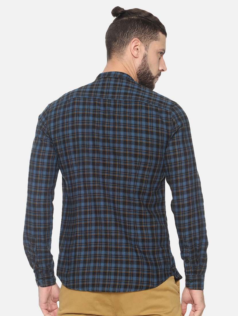 mens checks casual shirt - 17258355 -  Standard Image - 2