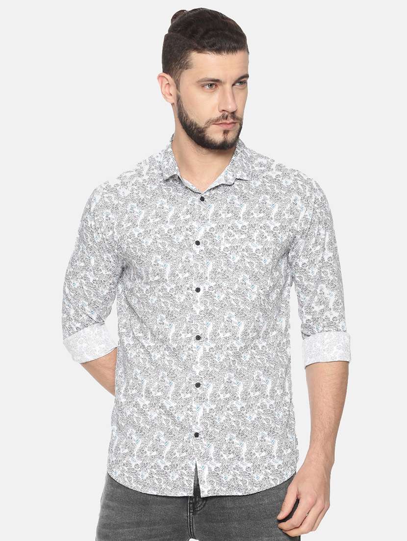mens florals casual shirt