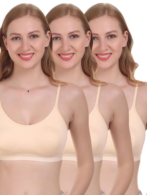 set of 3 full coverage sports bra  - 17260877 -  Standard Image - 0