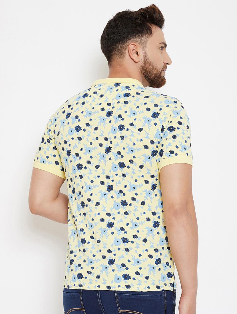 yellow printed t-shirt - 17263567 - Standard Image - 2