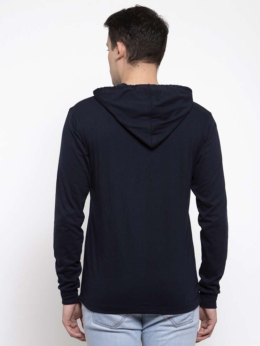 navy blue chest print t-shirt - 17263792 -  Standard Image - 2