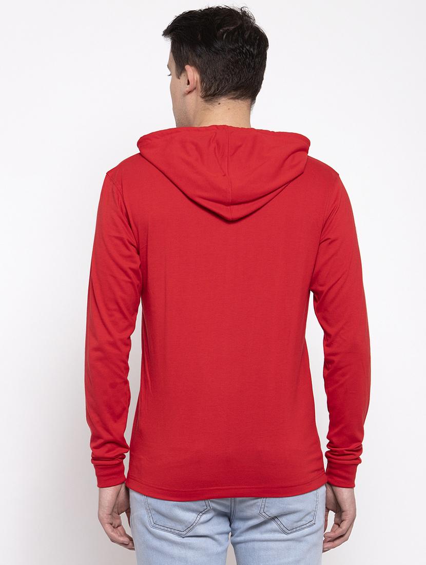 red chest print t-shirt - 17263805 - Standard Image - 2