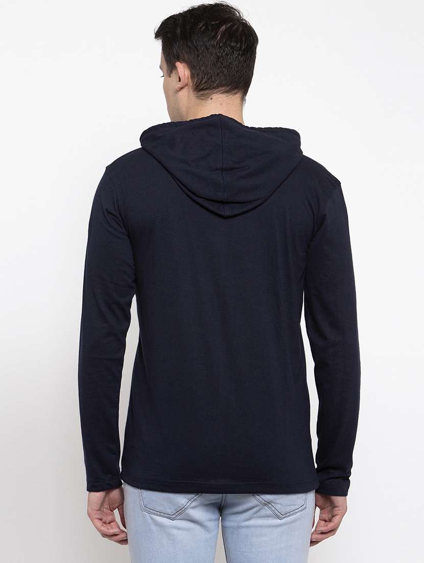 navy blue chest print t-shirt - 17263824 -  Standard Image - 2