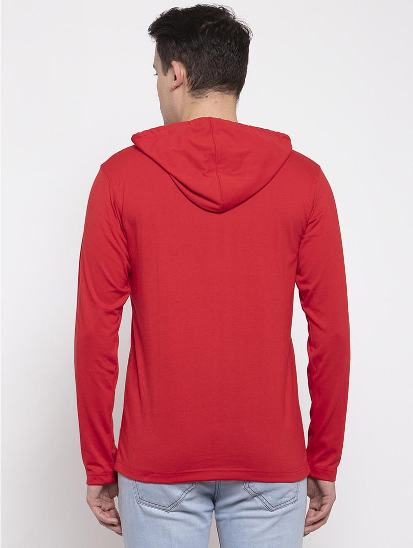 red front print t-shirt - 17263850 - Standard Image - 2