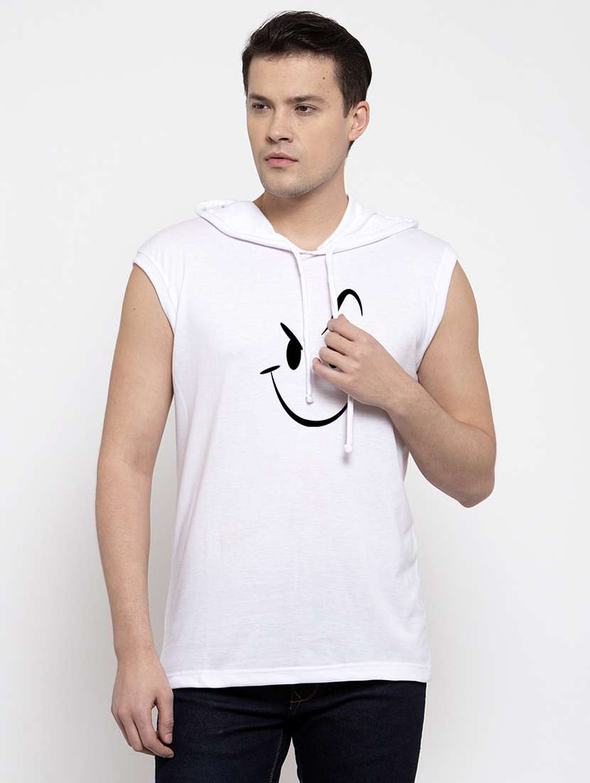white chest print t-shirt