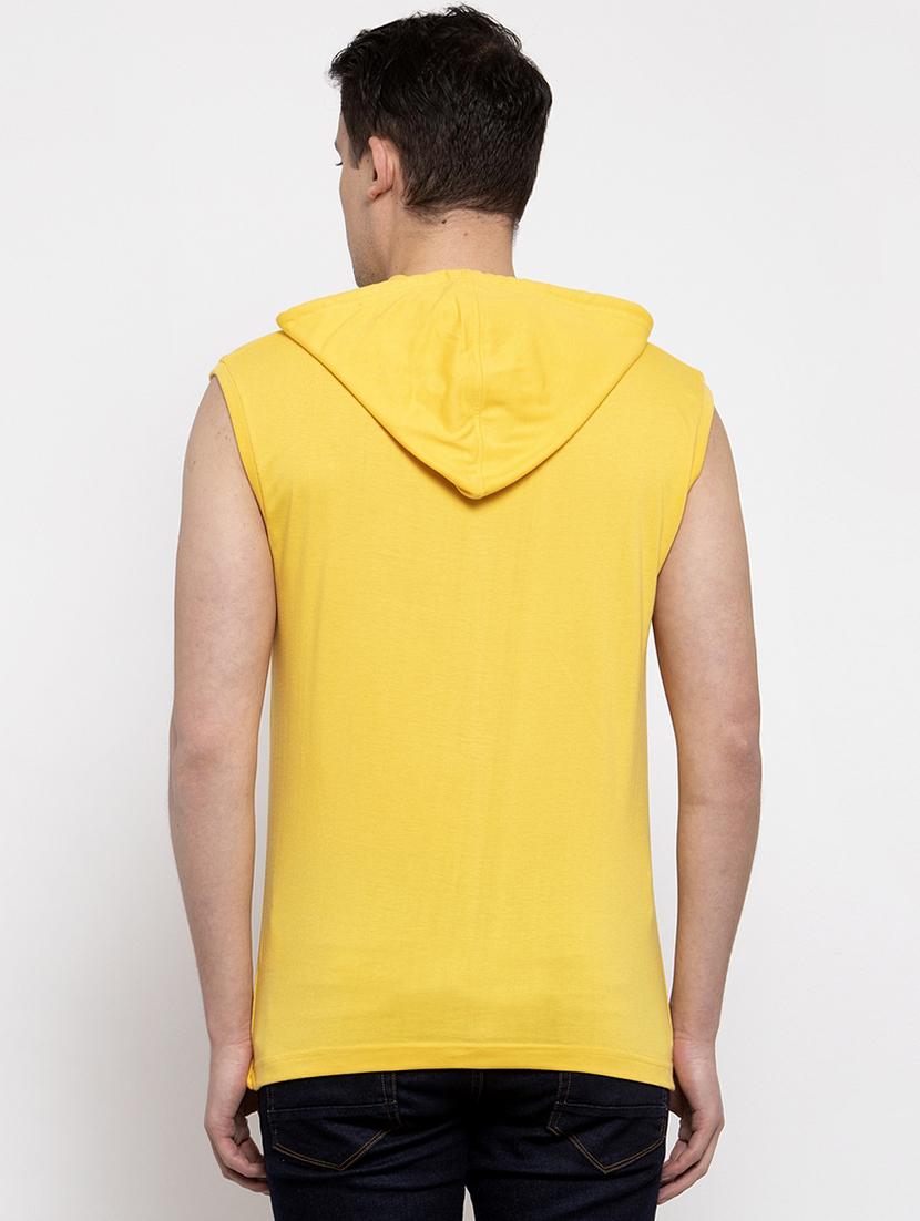 yellow chest print t-shirt - 17263873 - Standard Image - 2