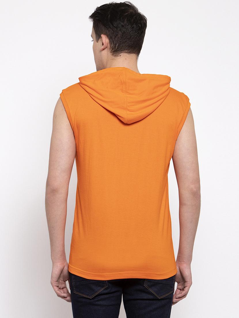 orange chest print t-shirt - 17263874 - Standard Image - 2