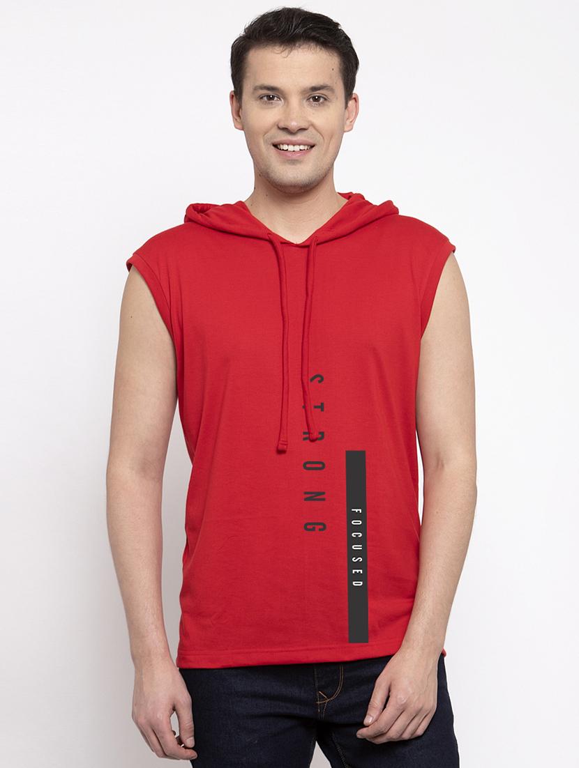 red front print t-shirt - 17263889 - Zoom Image - 0