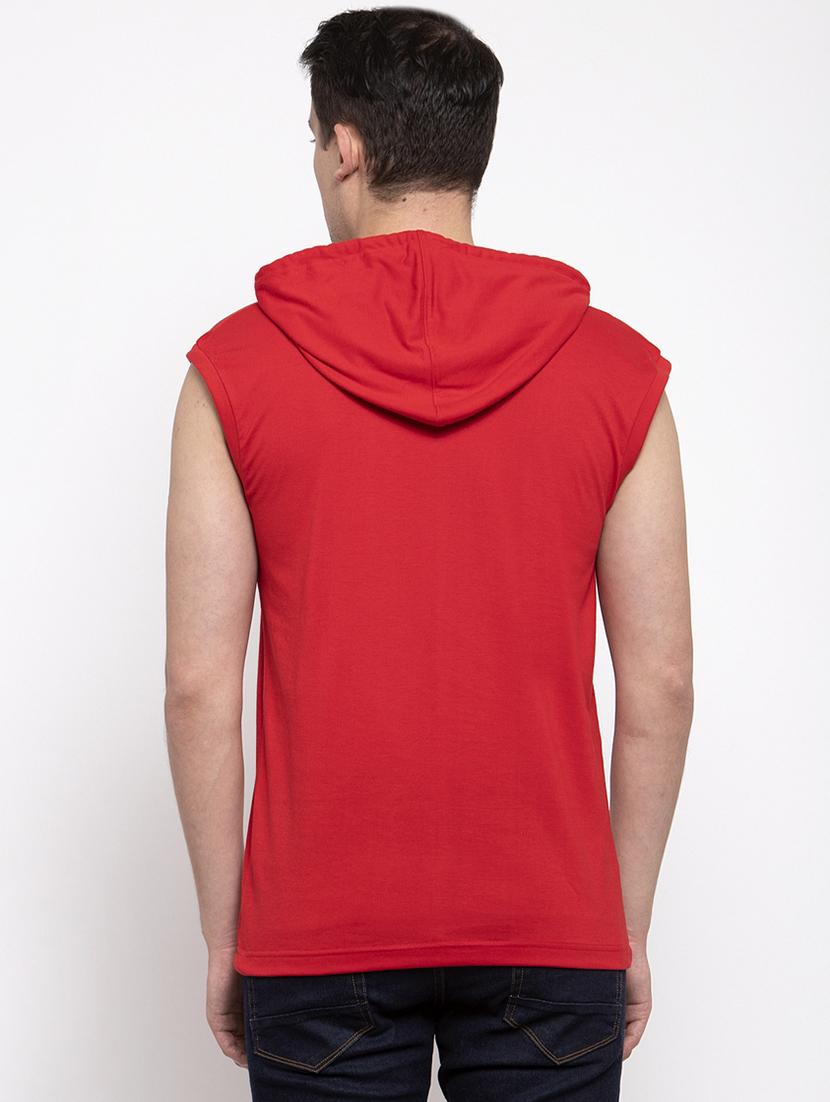 red front print t-shirt - 17263889 - Standard Image - 2