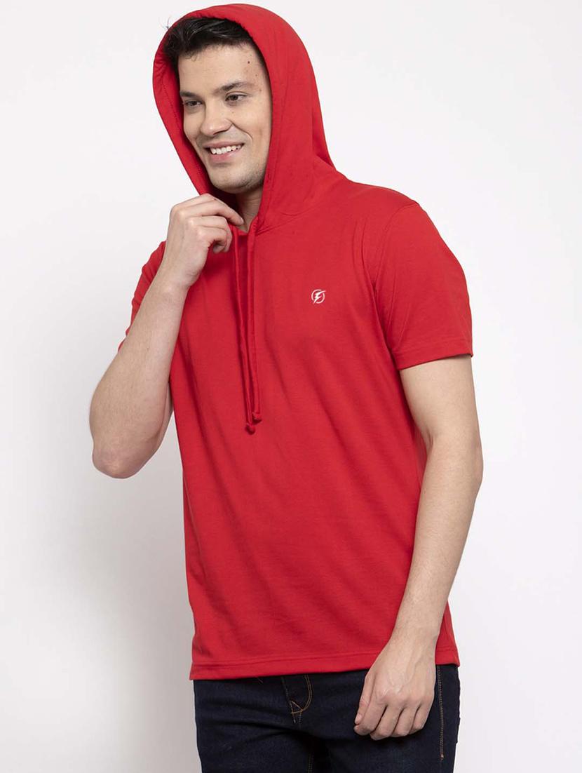 red solid t-shirt - 17263963 - Standard Image - 2