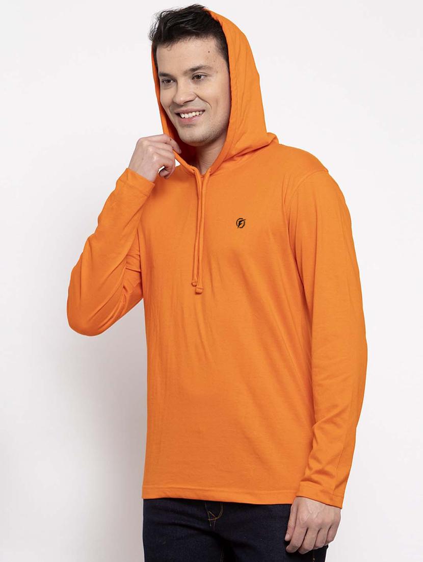 orange solid t-shirt - 17263976 - Standard Image - 2