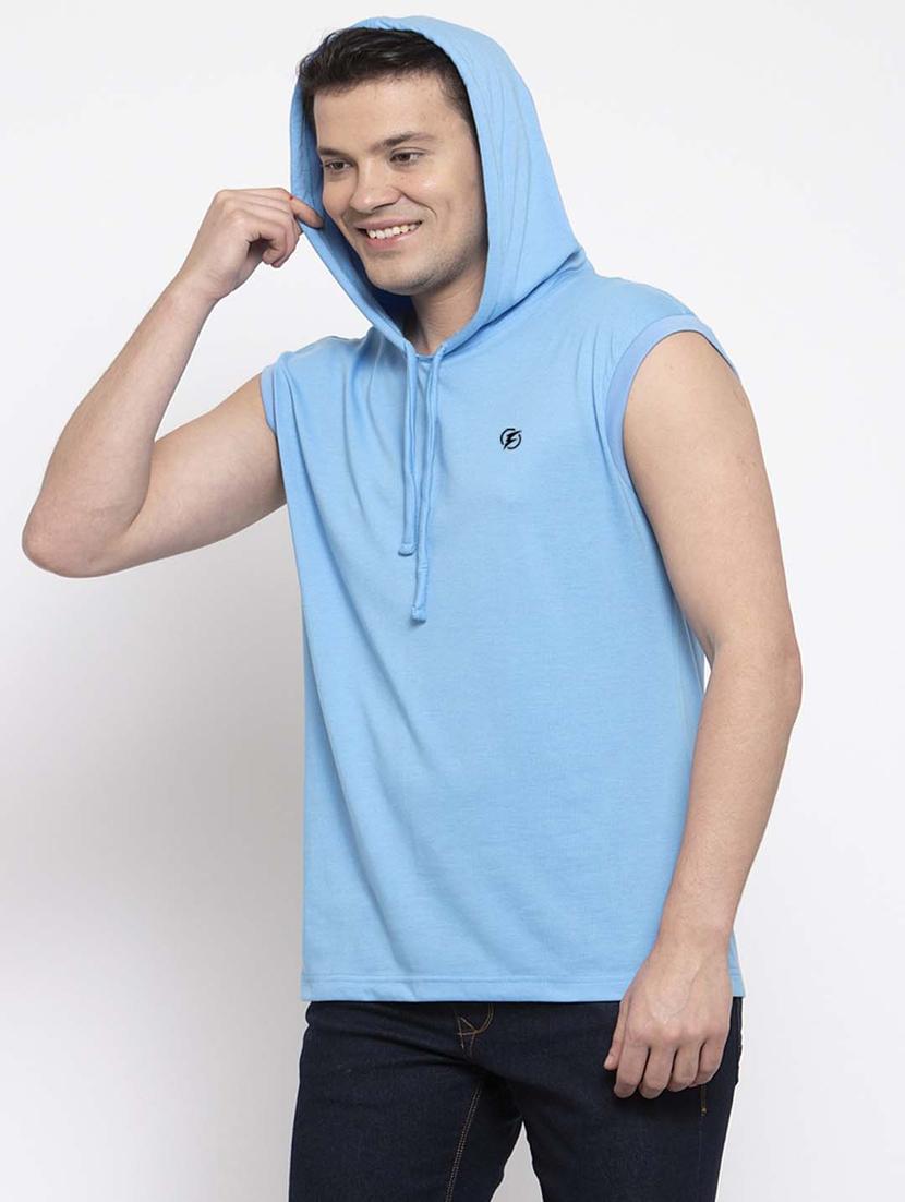 light blue solid t-shirt - 17263999 - Standard Image - 2