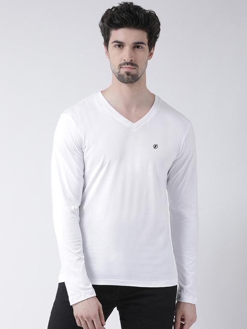 white solid t-shirt - 17264529 - Standard Image - 0