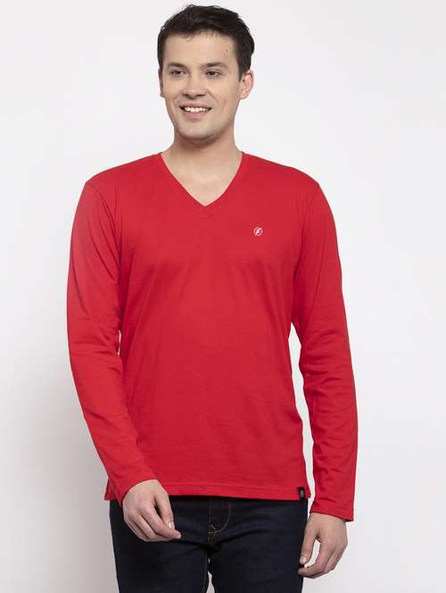 red solid t-shirt - 17264530 - Standard Image - 0