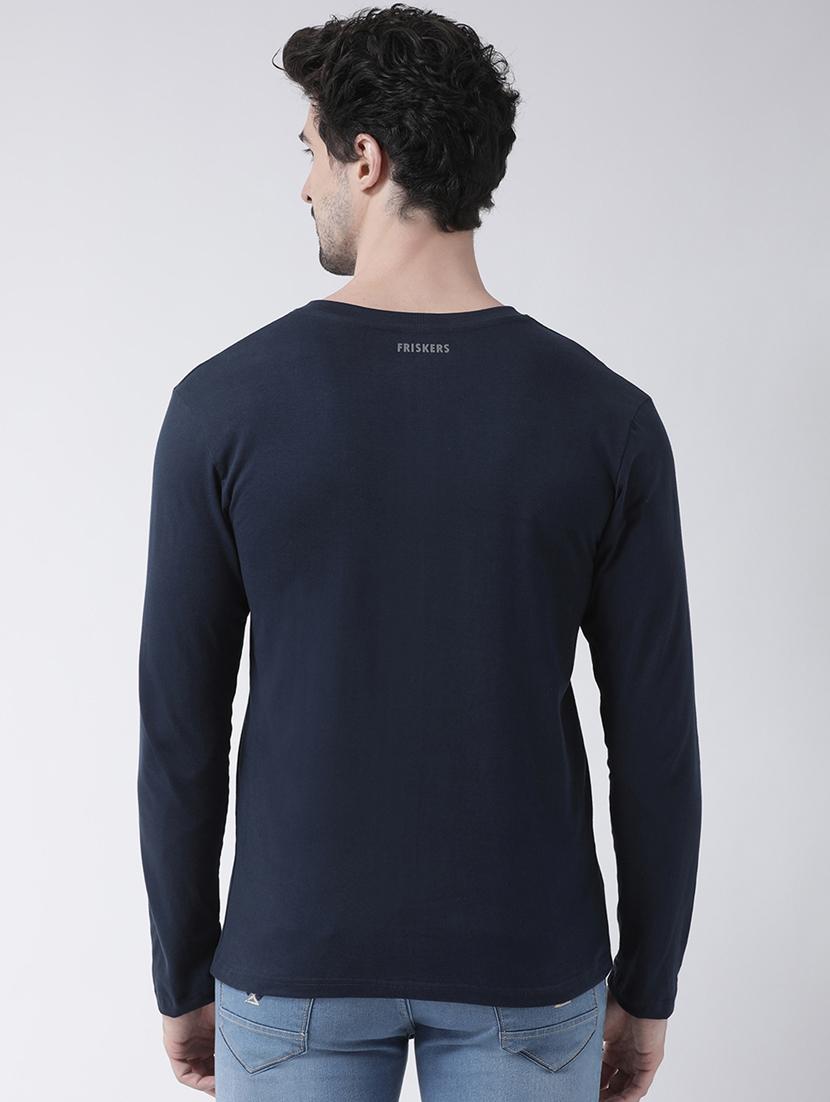 navy blue solid t-shirt - 17264536 - Standard Image - 2