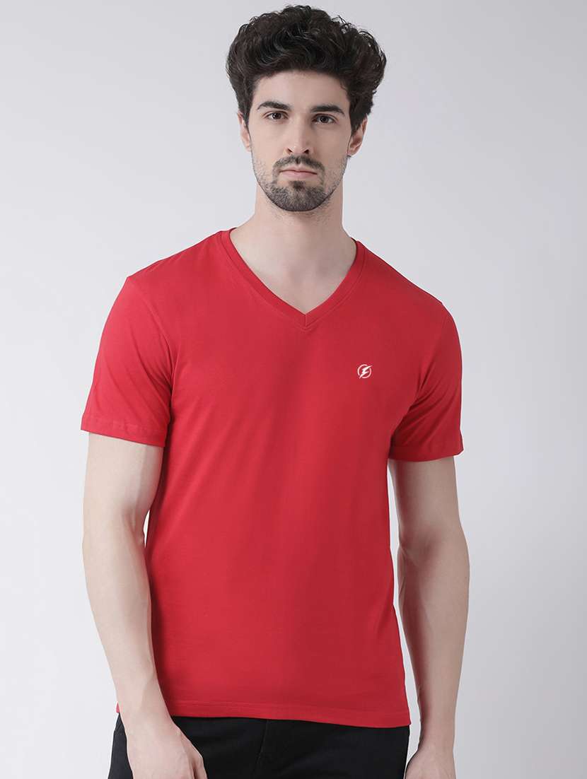 red solid t-shirt - 17264540 - Zoom Image - 0